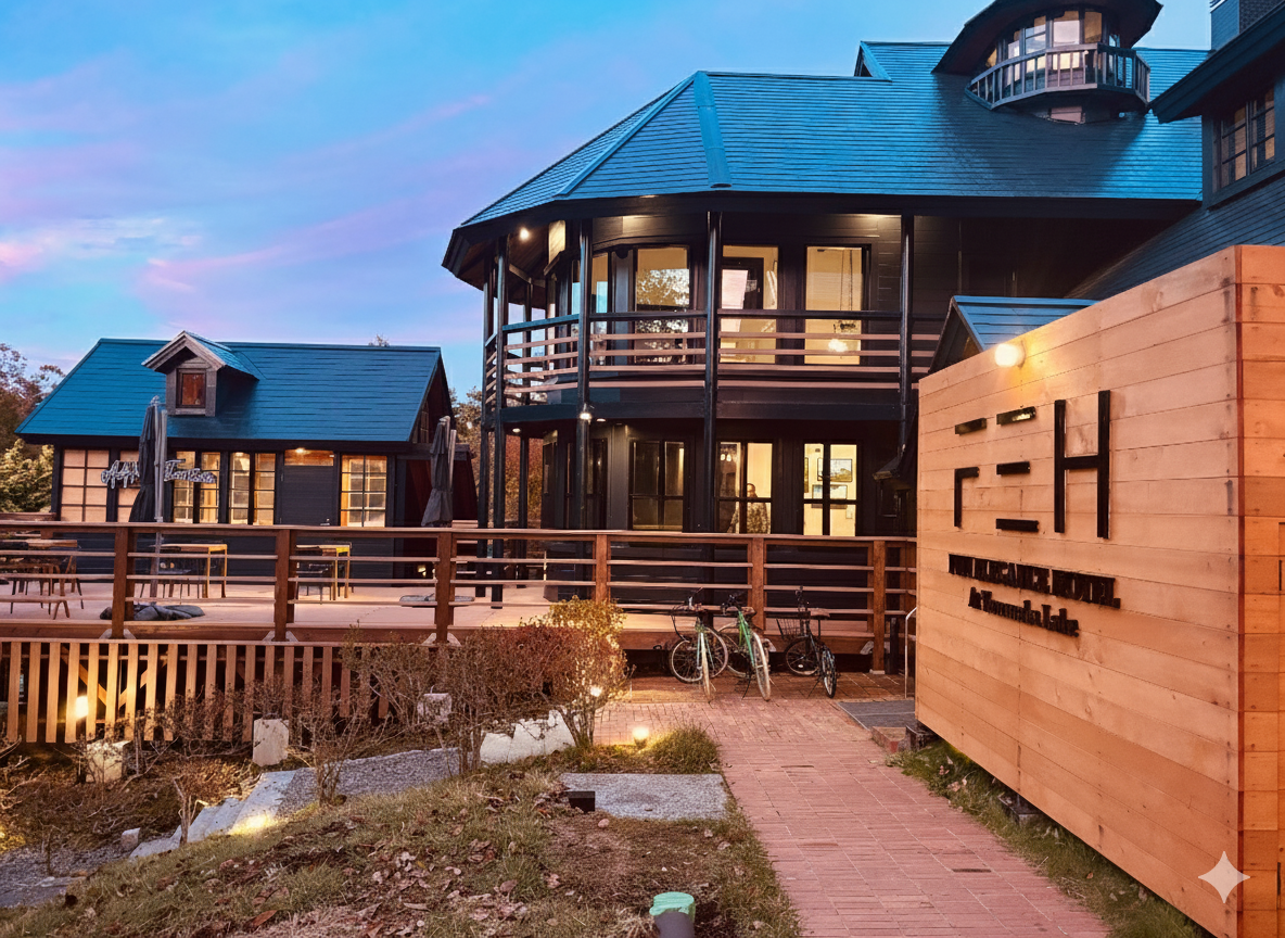 山中湖　ホテル　改修工事